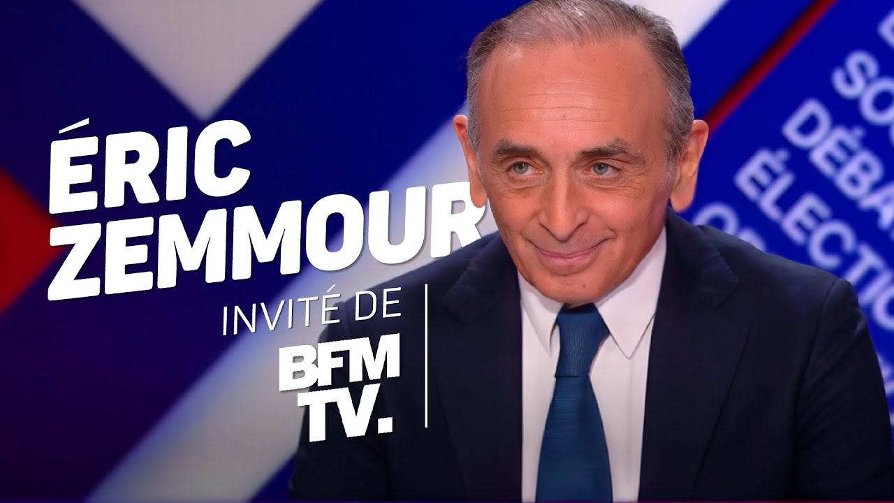 Eric Zemmour sur BFMTV : M&eacute;lenchon se sert des musulmans pour dominer la gauche