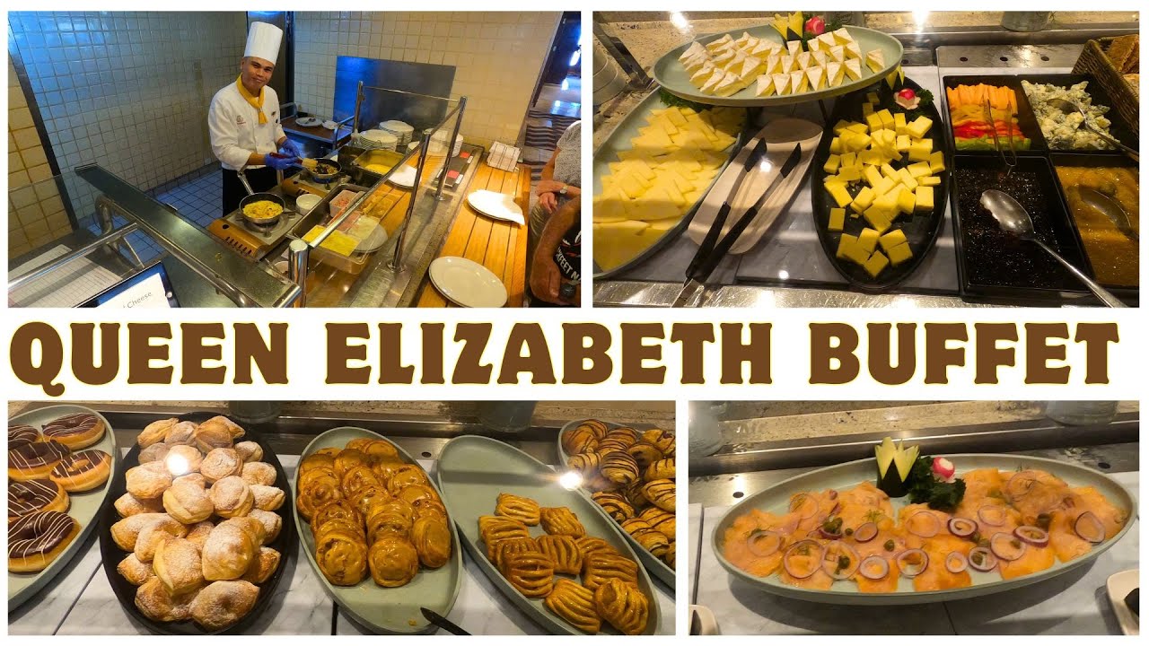 QUEEN ELIZABETH  Buffet Breakfast  CUNARD LINE