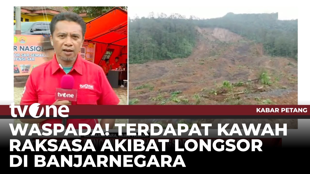 Sisa Longsor di Banjarnegara Timbulkan Gundukan Menyerupai Kawah | tvOne