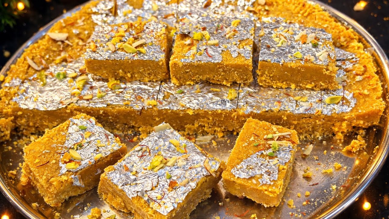 होली स्पेशल- बेसन की परफेक्ट बर्फी बनाने का सबसे आसान तरीका | Besan ki Burfi | Besan Barfi Recipe