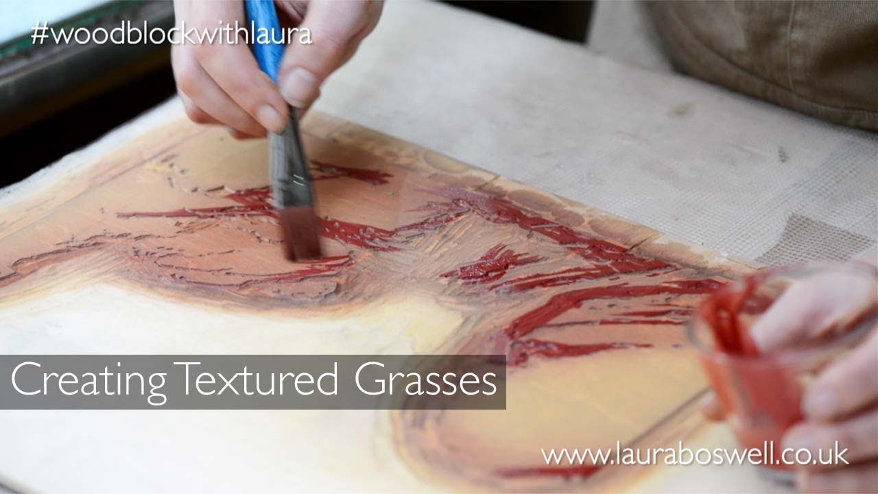 Japanese Woodblock With Laura Episode 29 - Creating Textured Grasses