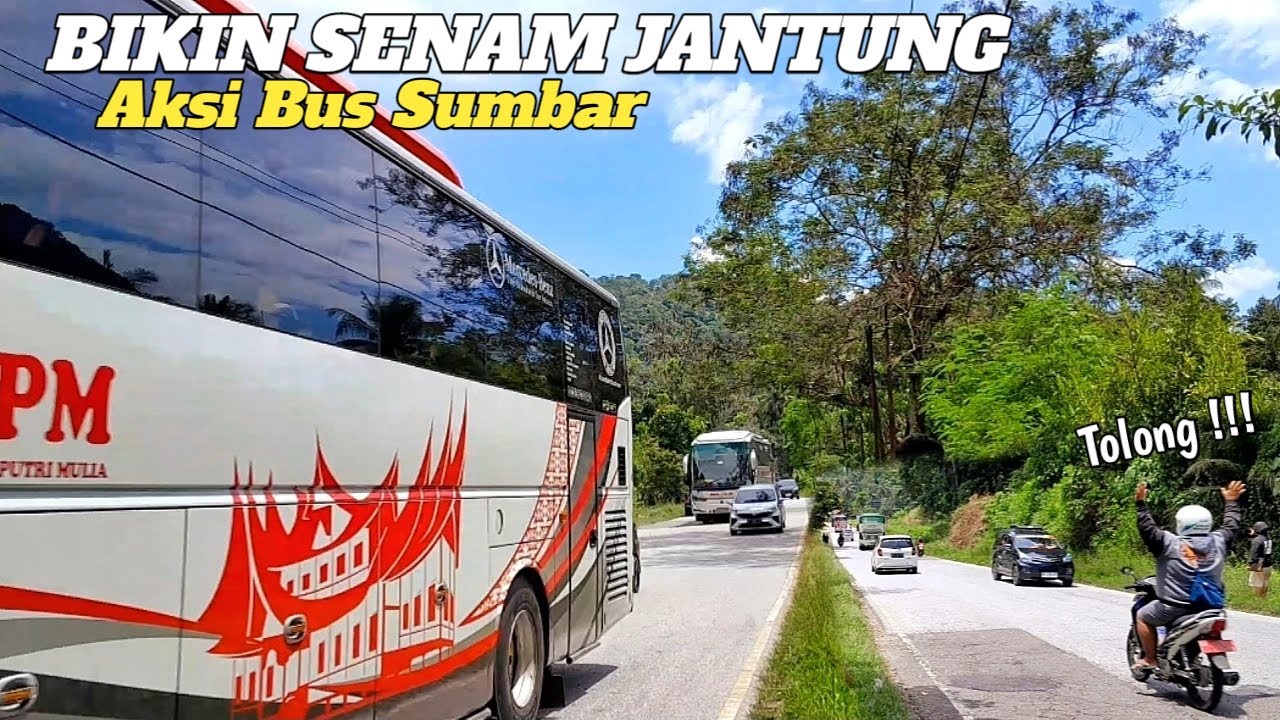BIKIN SENAM JANTUNG AKSI BUS SUMBAR || SALING KEJAR MENUJU PERANTAUAN DI PUNCAK ARUS BALIK 2025
