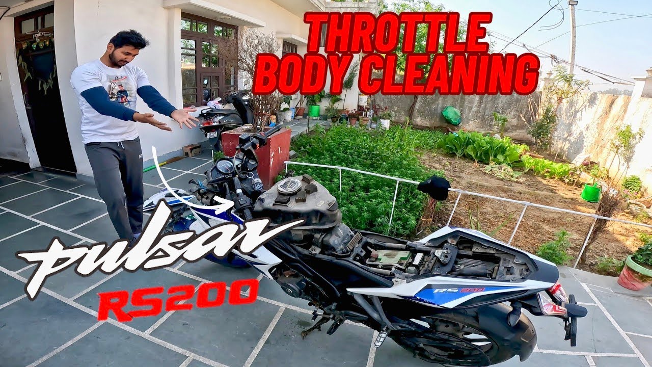 Rs 200 Throttle Body cleaning 🏍️