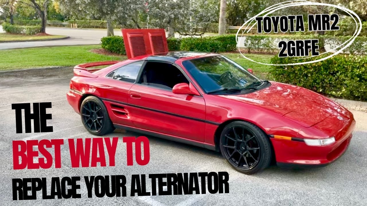 Toyota MR2 - Replacing the  alternator on 2GRFE SWAP