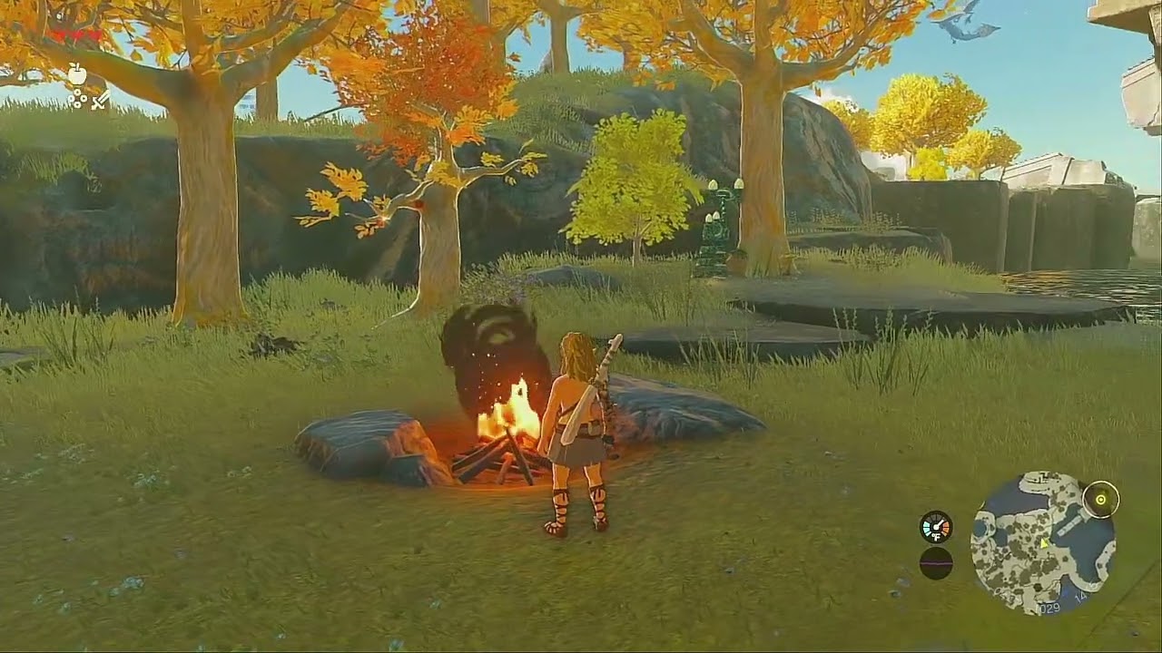 [ Zelda; Tears of the Kingdom ] Steward Construct Fire & Toasting
