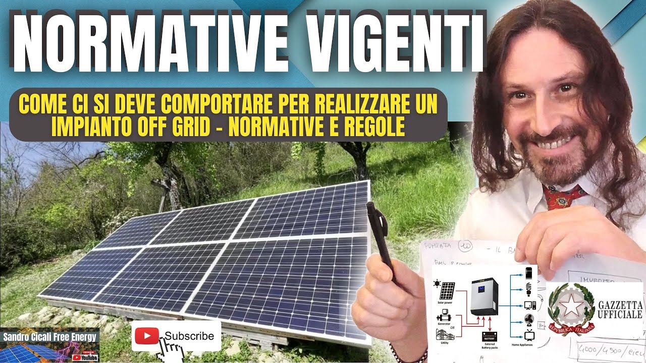Il #fotovoltaico ad ISOLA è LEGALE? #offgrid #faidate #1k #k #1million