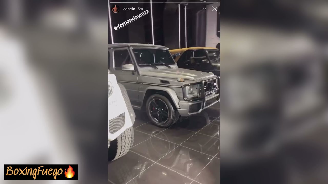 Canelo Alvarez Flexes Multiple Luxury Cars
