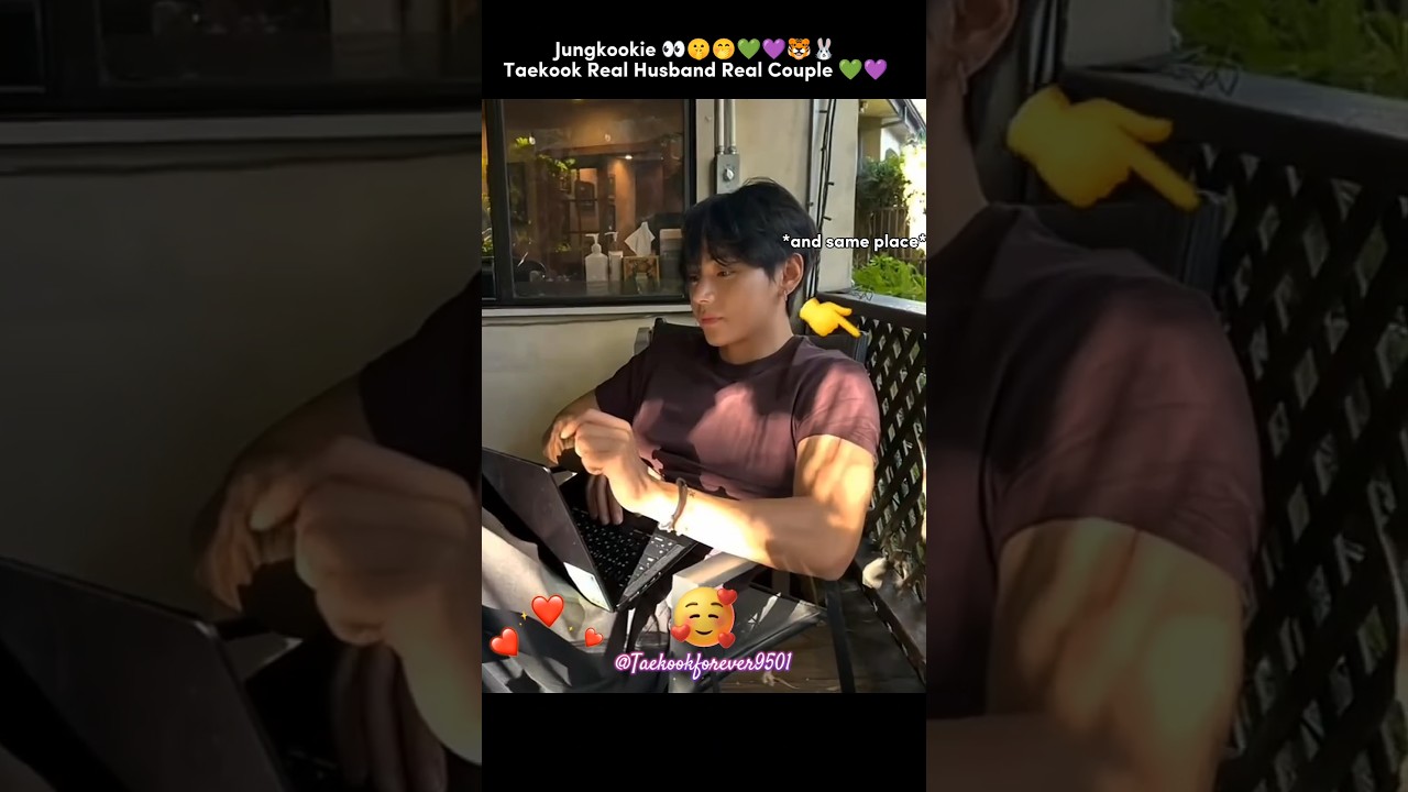 taekook is real 🐰🐻🌈🫶#shorts #ytshorts #taekook #viral #bts #foryou #taehyung #jungkook #tending