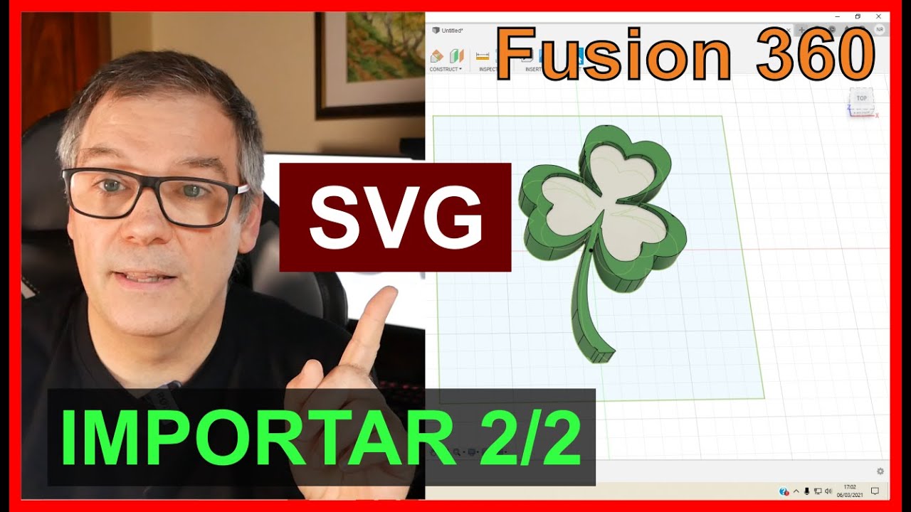 Cómo IMPORTAR SVG bien en Fusion 360 (parte 2)