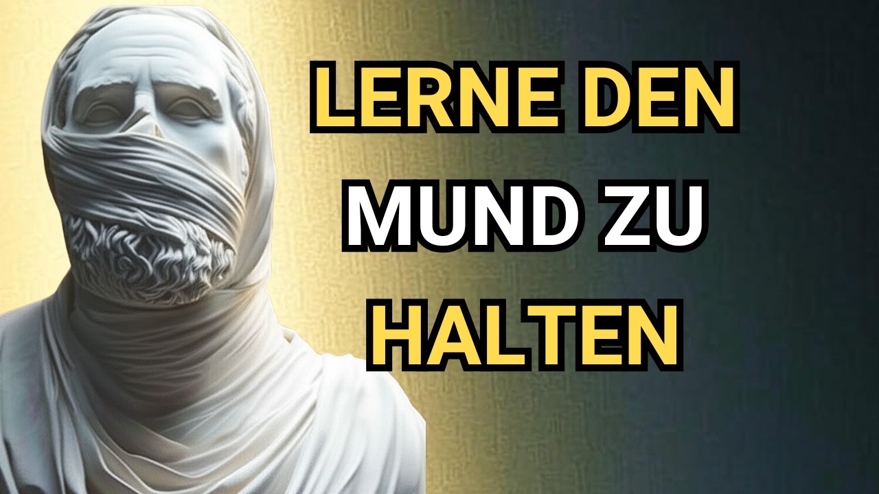HÖR AUF, ÜBER DEIN LEBEN ZU REDEN l 10 LEKTIONEN DES STOIZISMUS