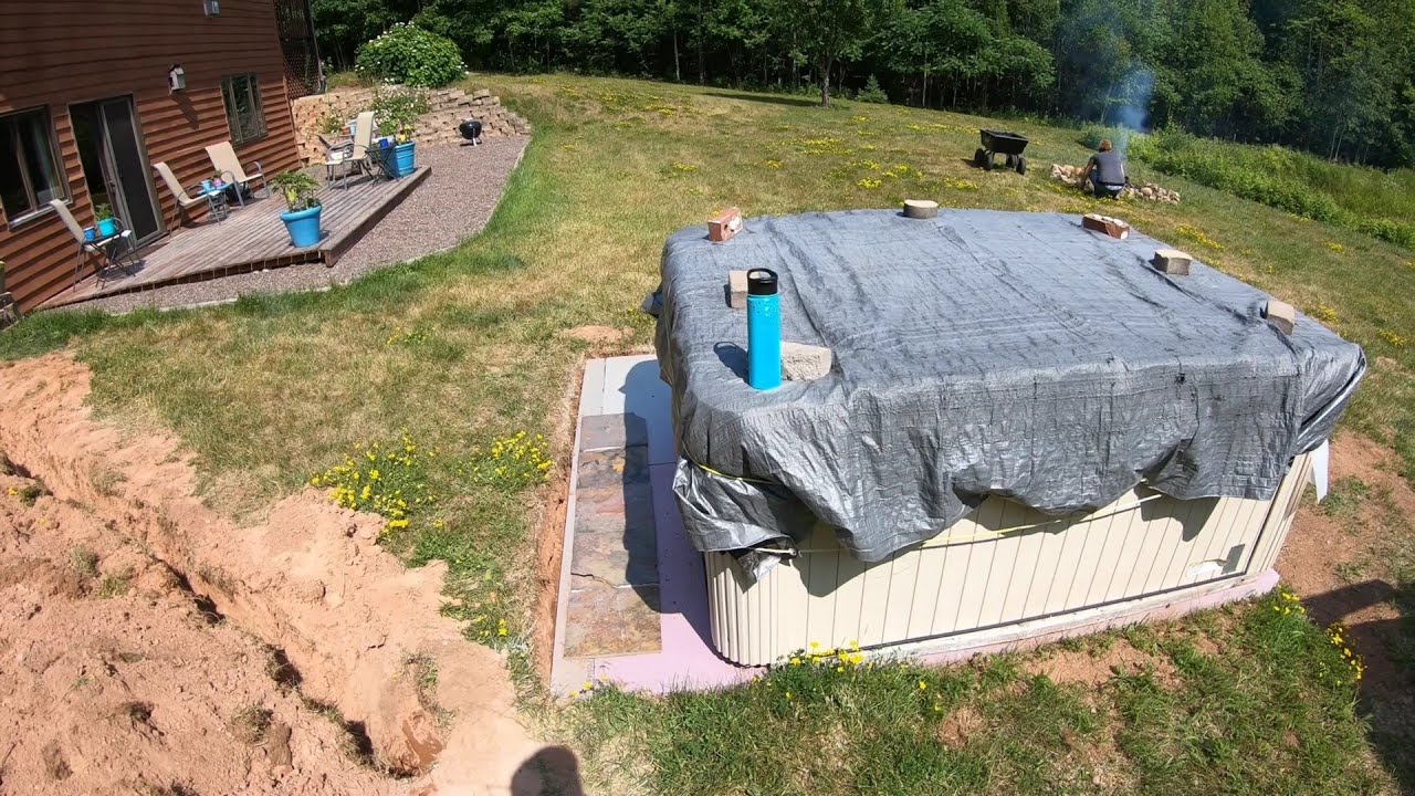 Abandoned Hot Tub Outside Six Years - Newly Installed