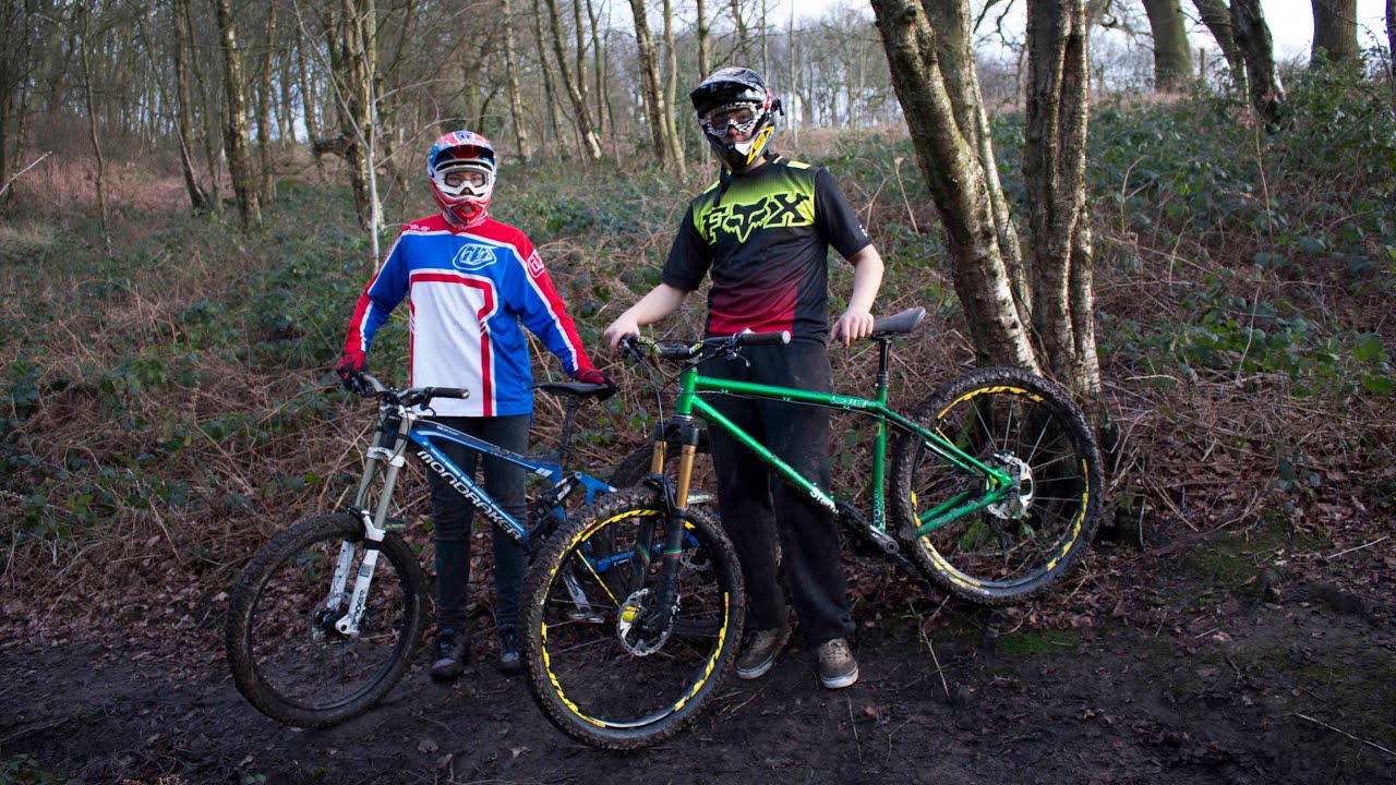 Downhill MTB Winter Trails