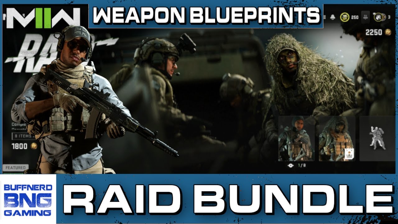 GAZ Raid Bundle - Weapon Blueprints - Call Of Duty Modern Warfare II