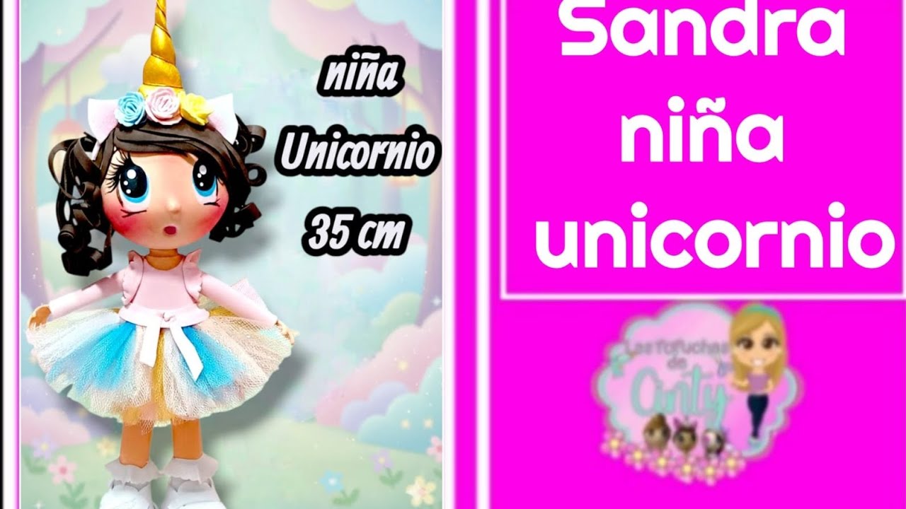 Clase 1440 Sandra niña unicornio 