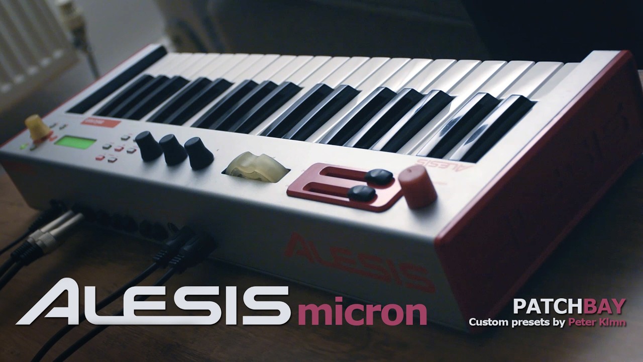 Alesis Micron Custom Presets Demo - Sound Design - FM Synth - AKAI Miniak