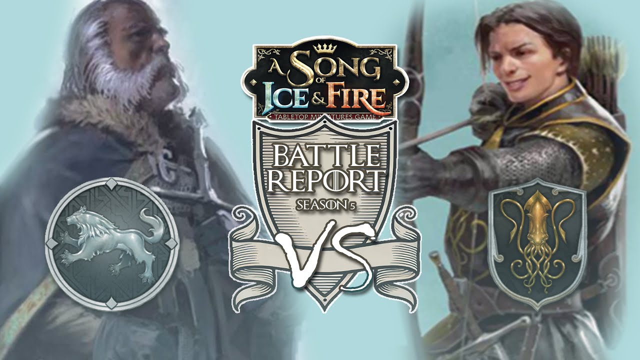 ASOIAF Table Top Miniatures Game Battle Report #2 Stark vs Greyjoy