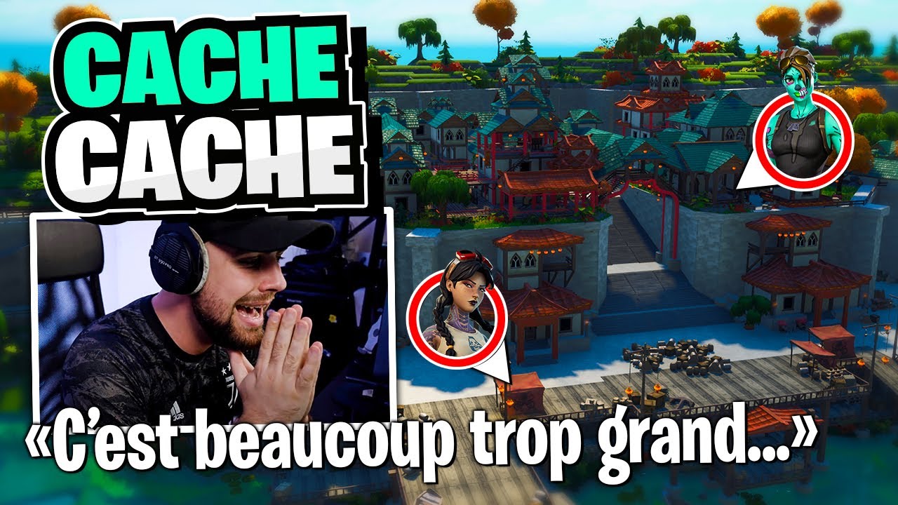 Je trouve personne sur ce Géant Cache-Cache Fortnite Créatif ?!
