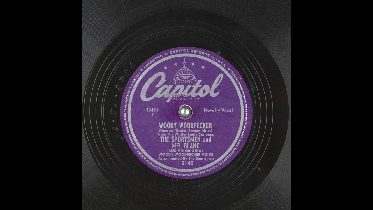 Woody Woodpecker   The Sportsmen   Mel Blanc And His Original Woody Woodpecker Voice restored
