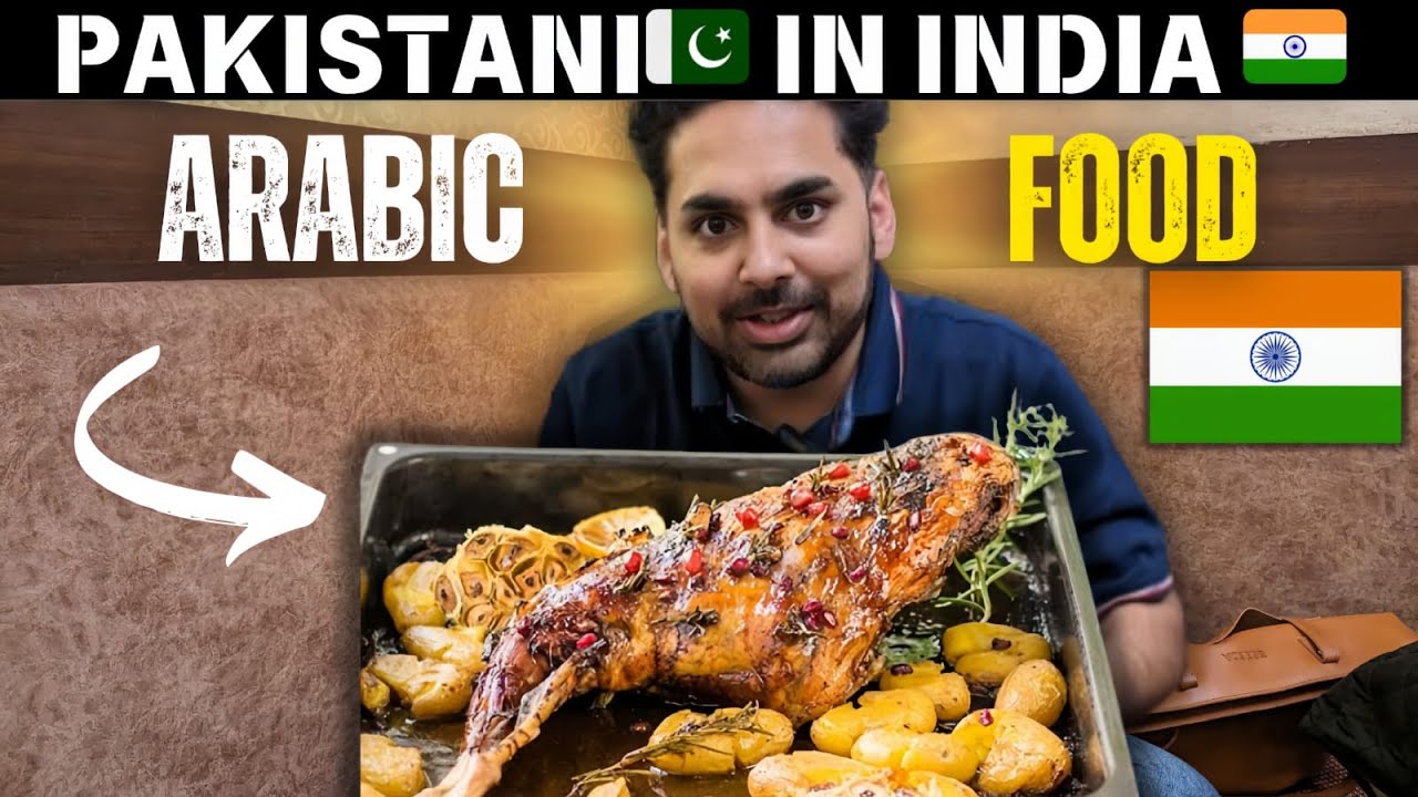 PAKISTANI🇵🇰ENJOYING ARABIC FOOD IN INDIA🇮🇳