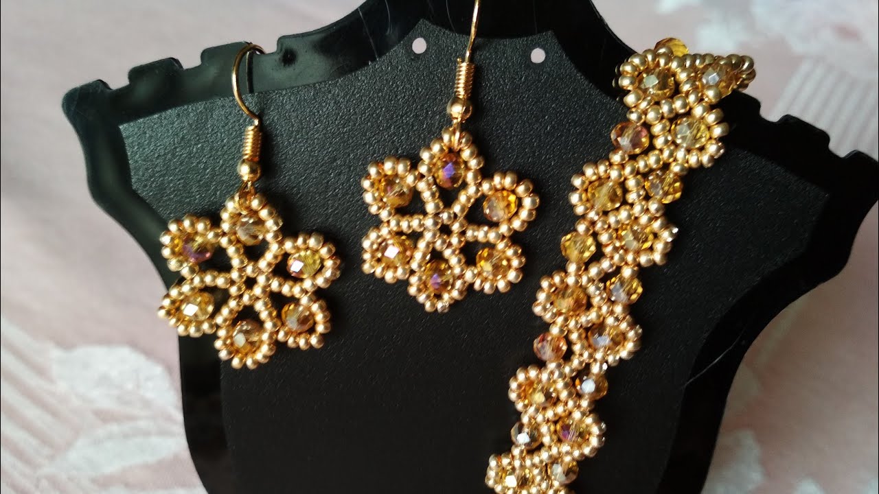 Choker or bracelet. Чокер из бисера и бусин. МК
