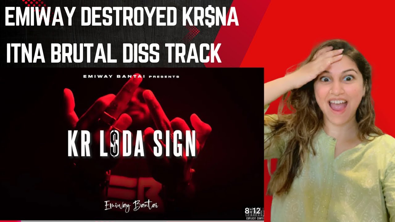 First Time Listening to KR L$DA SIGN | KR L$DA REACTION | Emiway Bantai @EmiwayBantai