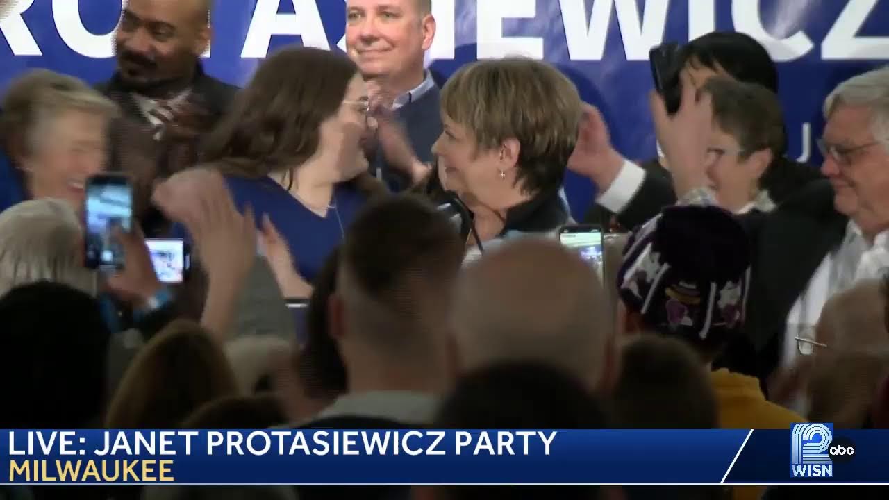 LIVE:  Wisconsin Supreme Court projected winner Janet Protasiewicz speaks