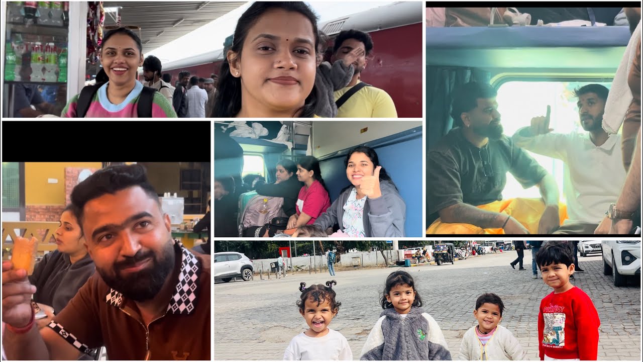 आम्ही चालो मनाली ला 🥶😍 Train मध्ये केली धम्माल 💃❤️ आला खूप कंटाळा प्रवासाचा 😓🫩🫠#trainjourney #youtub