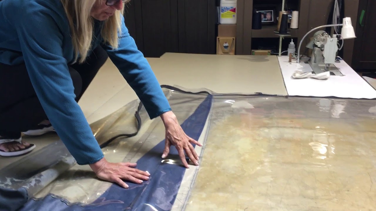 Remplacement d&rsquo;un plastique pour fen&ecirc;tre de bateau