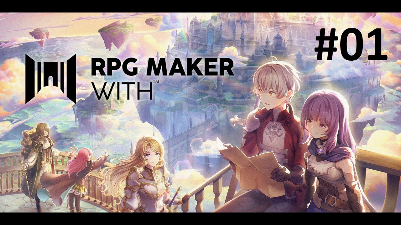 Ismerkedés az alapokkal! 🎮?🤣 Új játék készül: Bújócska!☺️ | RPG Maker With #01 [NSW2]