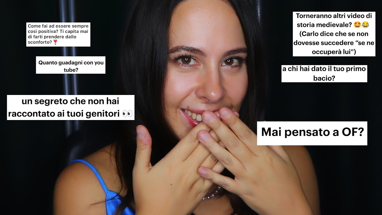 Apro OF?, primo bacio, segreti 🫢 | Q&A ASMR ita 🤫