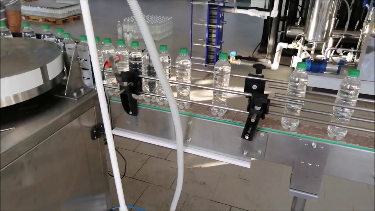 Линия розлива в пластиковую ПЭТ-бутылку 0,5 литра