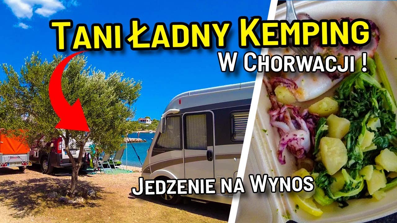 Tani Ładny Kemping w Chorwacji - Kamp Roko. Jezdnie na Wynos. Camperem na Bałkany
