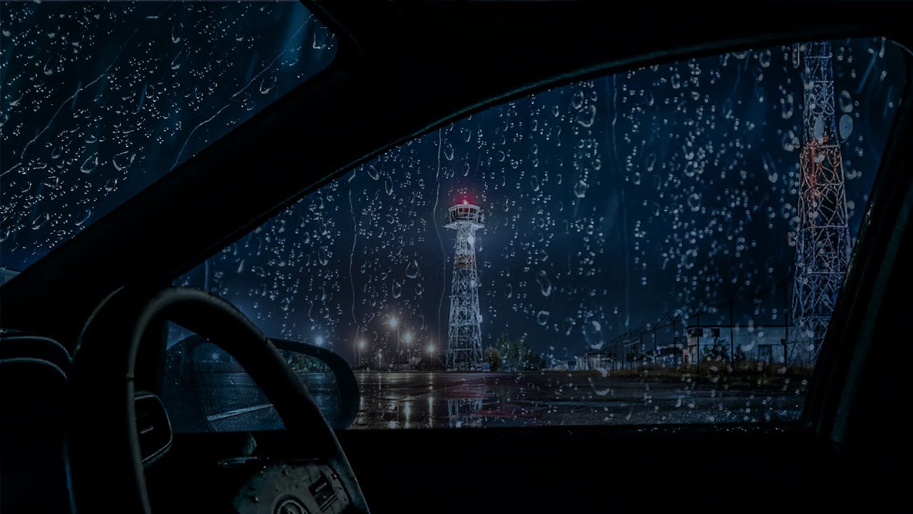 Heavy Rain Sounds to Stop Overthinking - Car Atmosphere for Good Sleep and Anxiety Relief