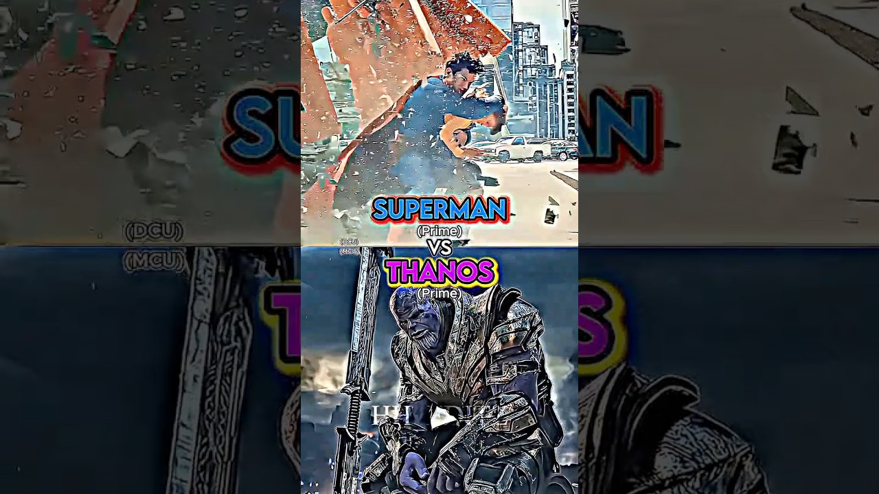 Thanos vs Superman