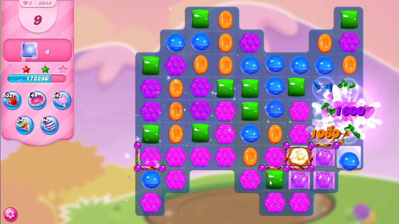 Candy Crush Saga Level 5044 NO BOOSTERS