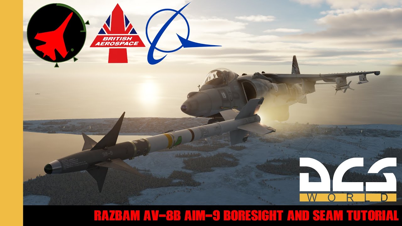 *UPDATED* RAZBAM AV-8B AIM-9 Boresight and SEAM Tutorial DCS | DCS World | Digital Combat Simulator