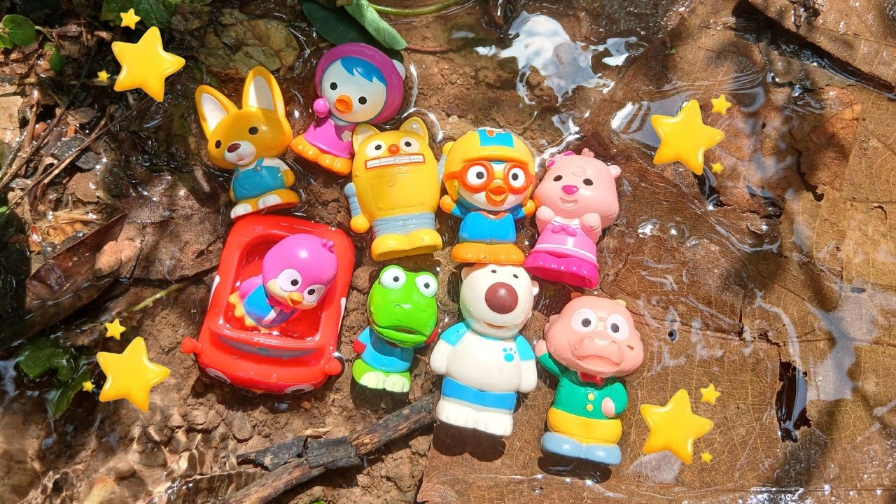Pororo Bermain Air Sungai Bersama Crong, Edy, Loopy, Patty, Poby, Hary, Rody,Tongtong, Tutu