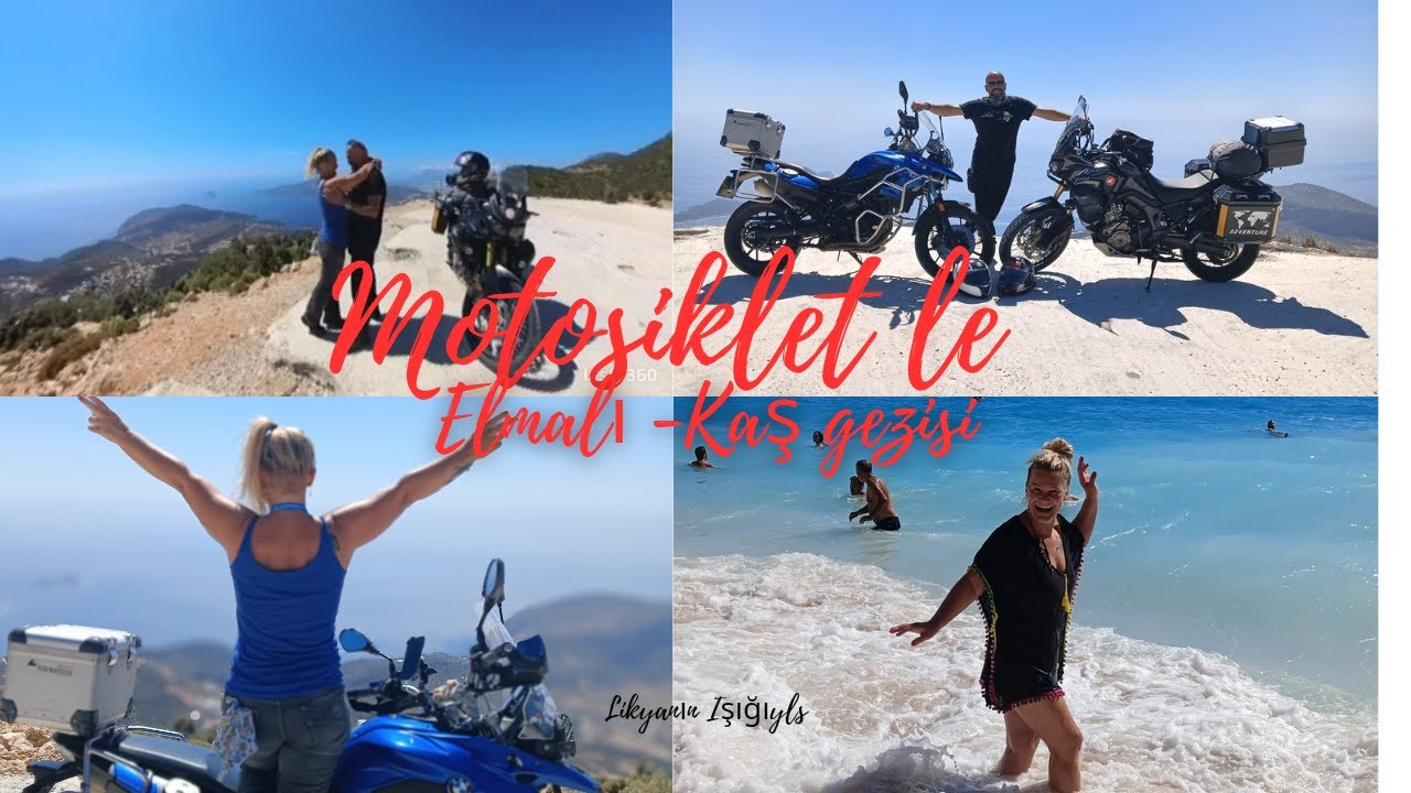 MOTOSİKLET İLE ELMALI KAŞ GEZİSİ