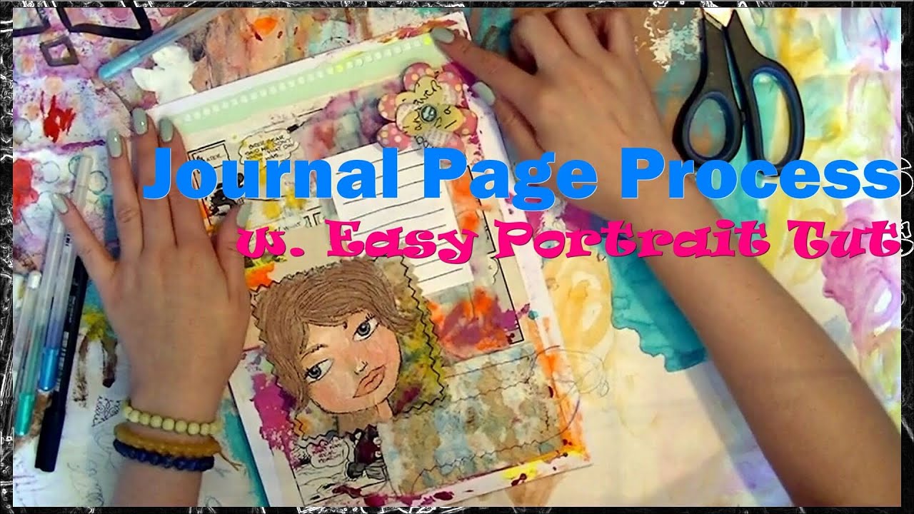 Page Process with Easy Portrait Tut (June Challenge 2014)