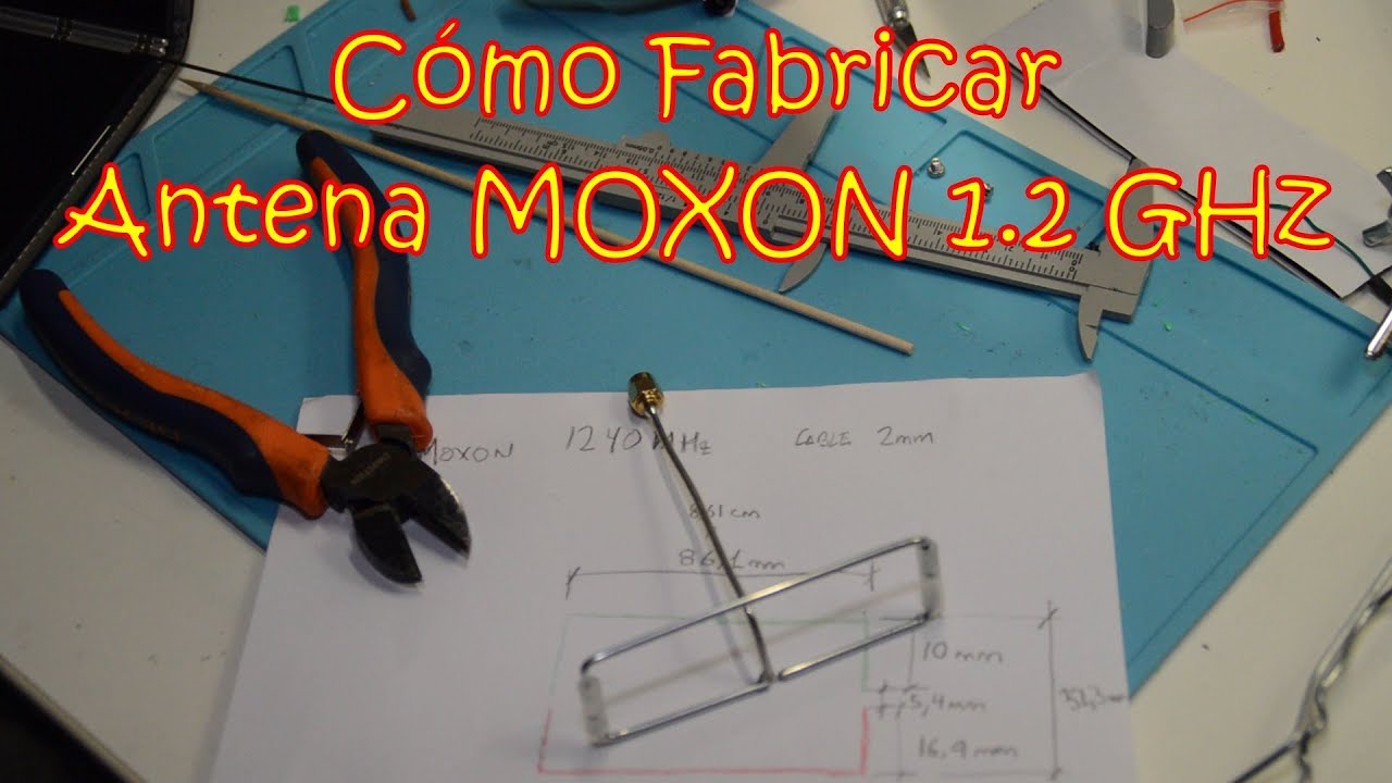 COMO FABRICAR ANTENA MOXON FPV 1.2GHz