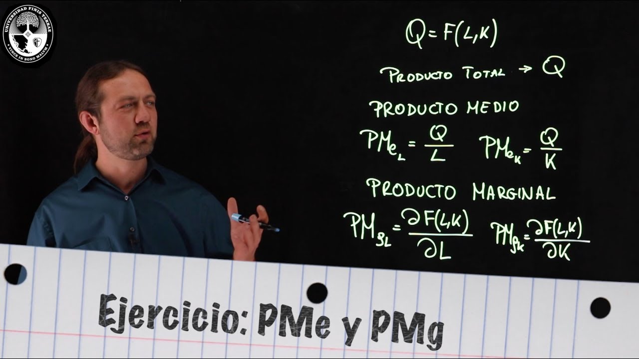 Ejercicio:  Producto Medio, Producto Marginal y Máximo Técnico