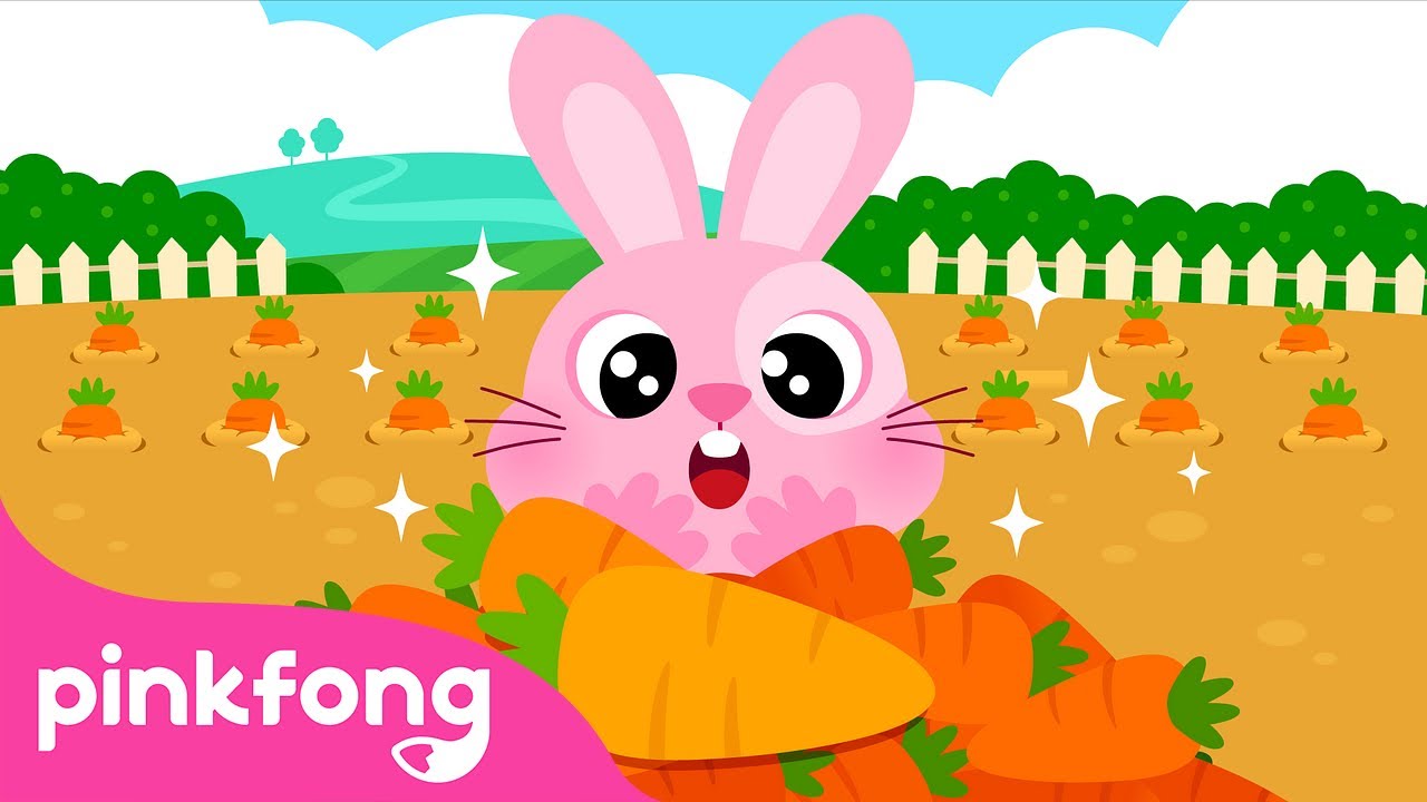 Funny, fluffy, fuzzy Bunnies! | The Bunny Song | Farm Animals Songs | Pinkfong Songs