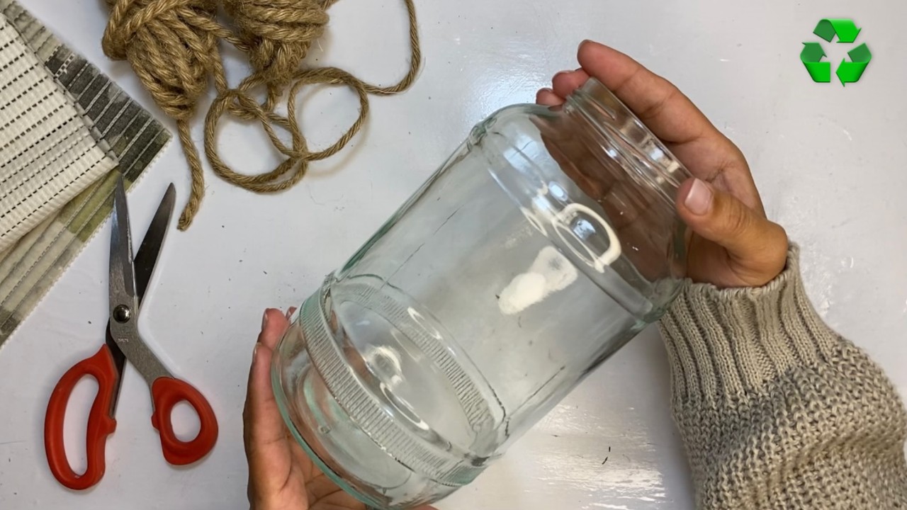 Super idea for a kitchen organizer with recycled glass/ASMR♻️🥰