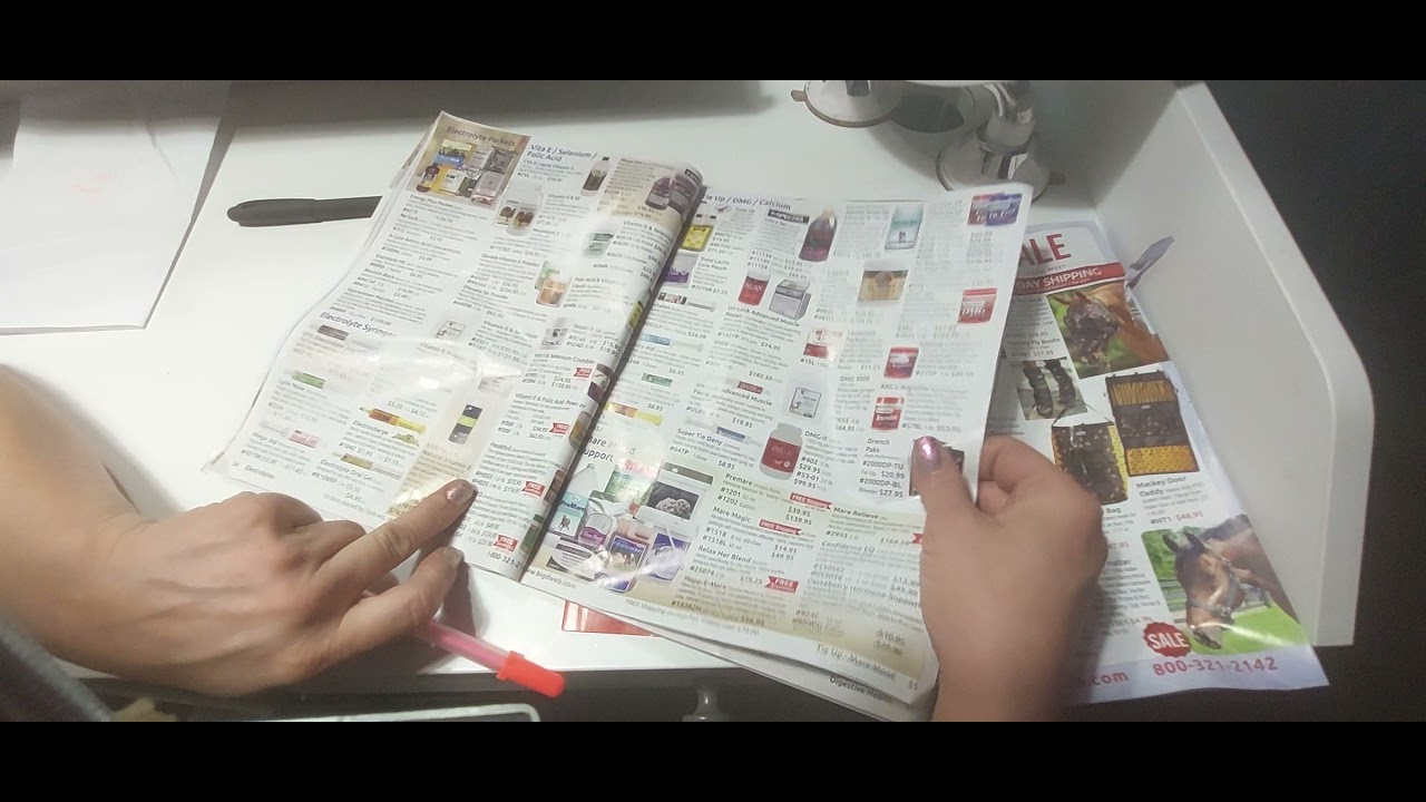 ASMR - catalog pageturning -no talking