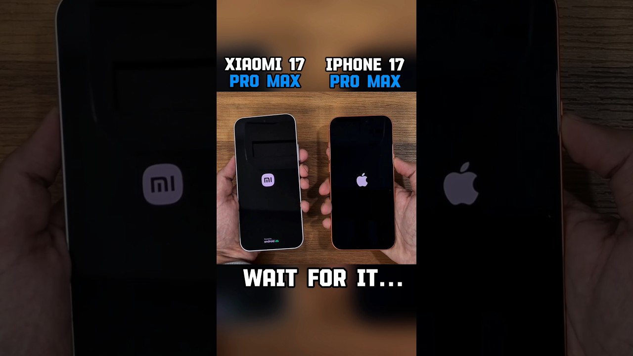⚡☠️XIAOMI 17 PRO MAX VS IPHONE 17 PRO MAX SPEED TEST!!
