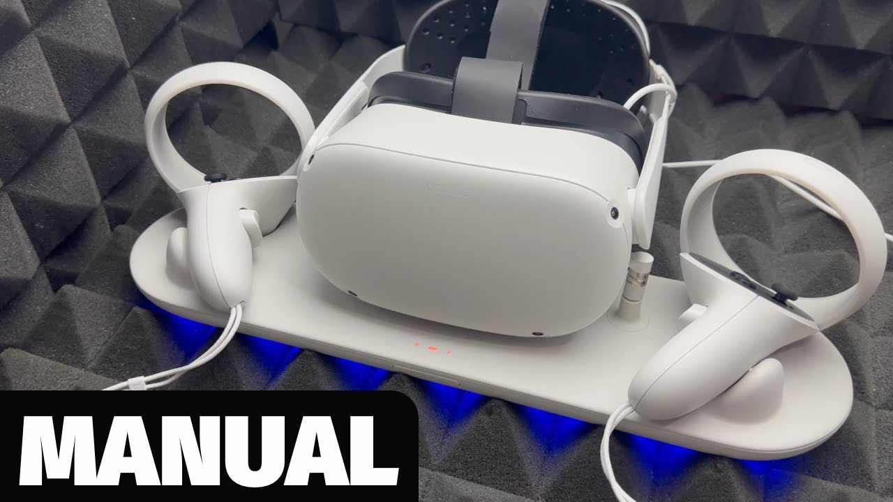 KIWI design QC01 Charging Dock for Quest 2 Set Up Guide | Manual