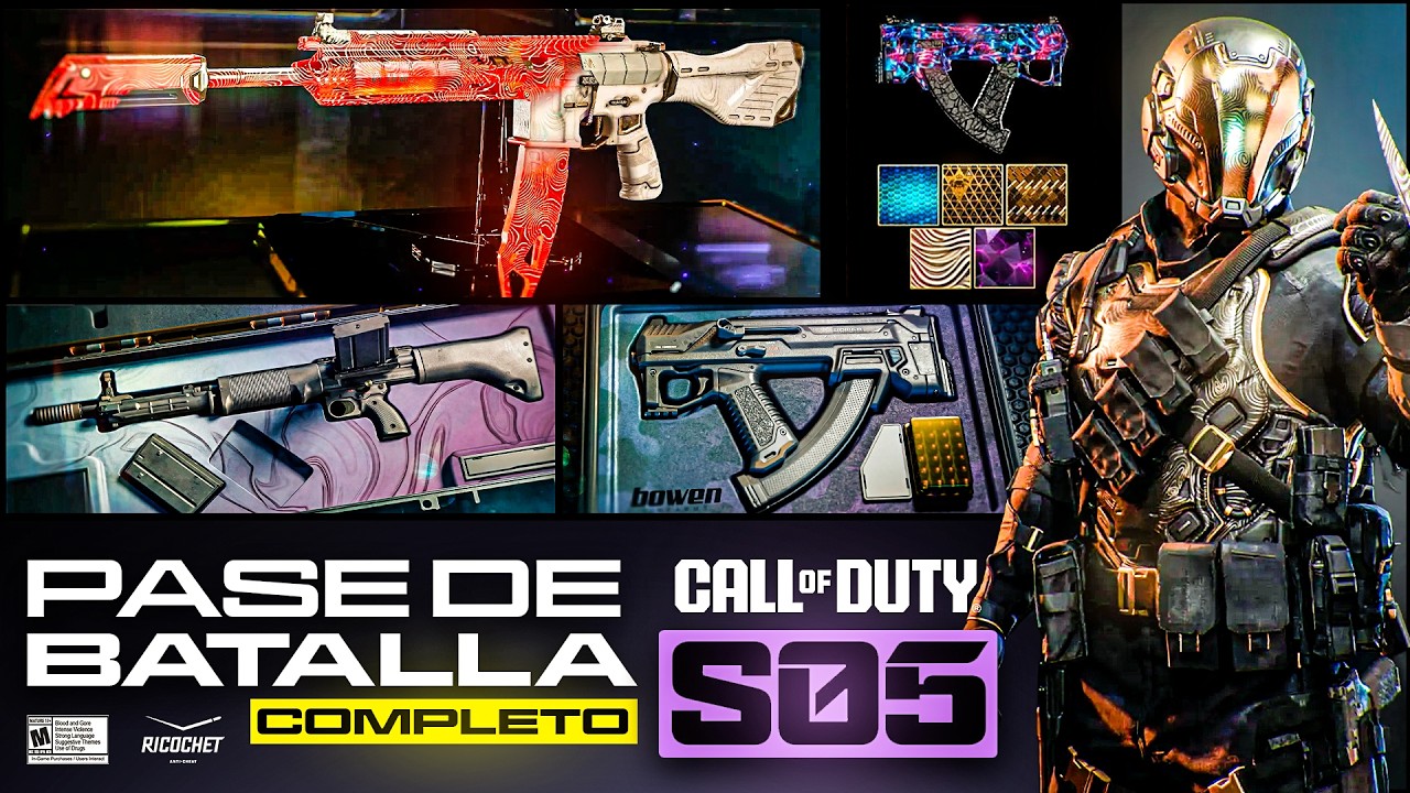 *FULL* SEASON 5 BATTLE PASS BLACK OPS 7 x WARZONE