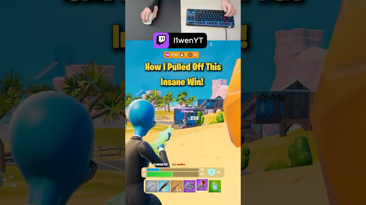 How I Pulled Off This Insane Win! #Fortnite #VictoryRoyale #InsaneWin #Clutch #FortniteShorts