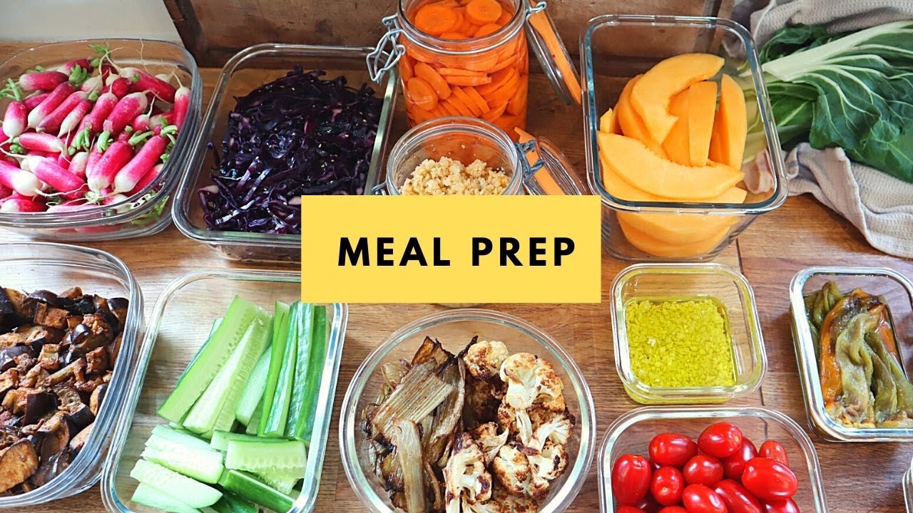 RETOUR DE MARCHÉ, MEAL PREP POUR LA SEMAINE SANS ATTENDRE + ORGANISATION DU FRIGO