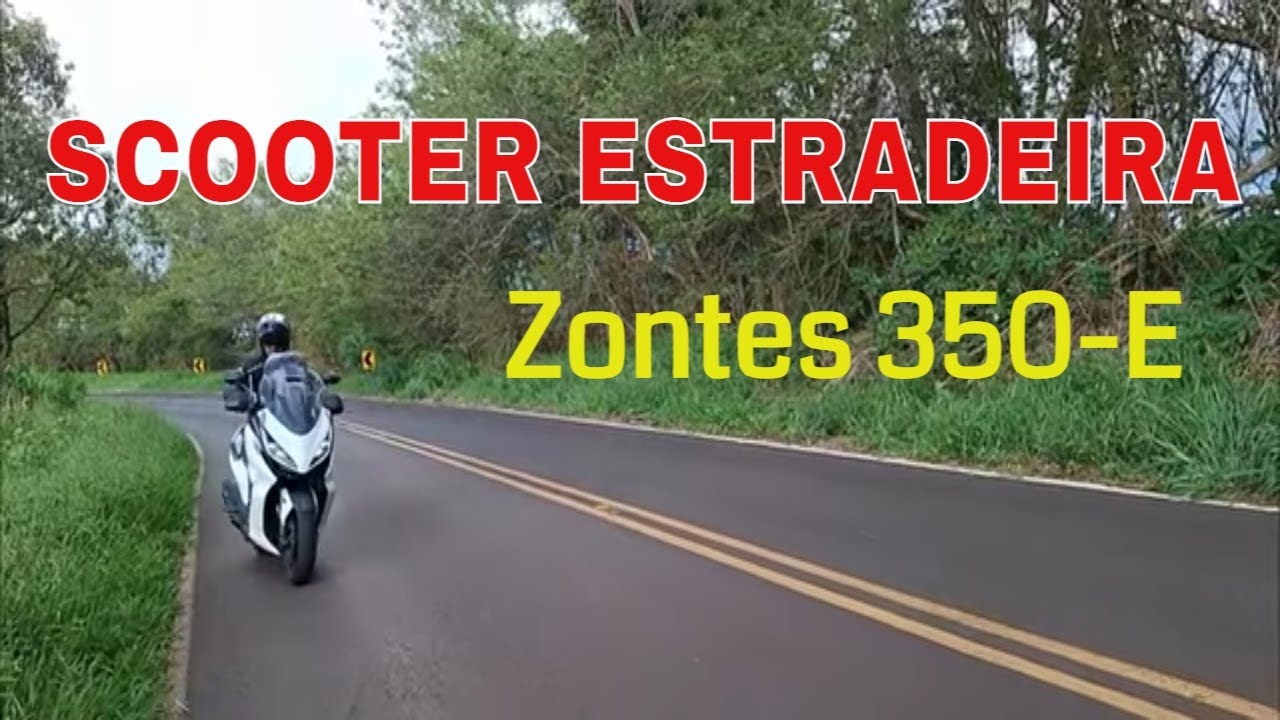 Zontes 350 E - SCOOTER BOA DE ESTRADA